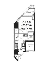 S-RESIDENCE蔵前 (エスレジデンス蔵前) 901 間取り図