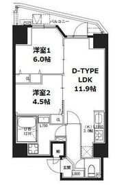 S-RESIDENCE蔵前 (エスレジデンス蔵前) 502 間取り図