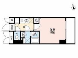 プレール・ドゥーク門前仲町2 2階 間取り図