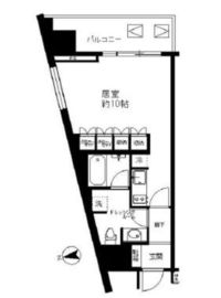 プリズムタワー 7階 間取り図