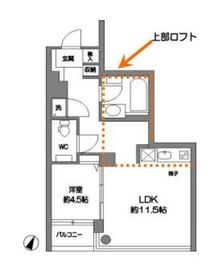 フォレシティ東麻布 601 間取り図