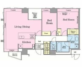 東神田テラスレジデンス 1301 間取り図