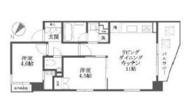 センチュリー表参道 4階 間取り図