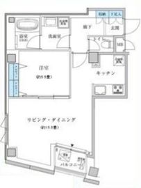 クアルソ富士見 6F1 間取り図