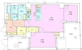広尾レジデンス壱番館 101 間取り図