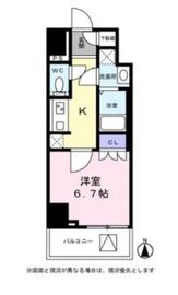 エムフラット秋葉原 203 間取り図