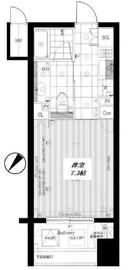 オーベルジュ日本橋 4階 間取り図