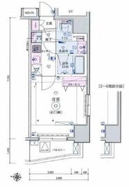 リヴシティ田町 3階 間取り図