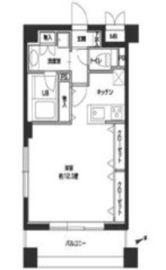 カスタリア中野 304 間取り図