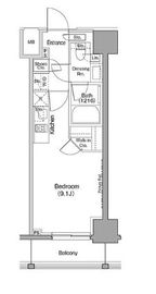 ザ・パークハビオ巣鴨 204 間取り図