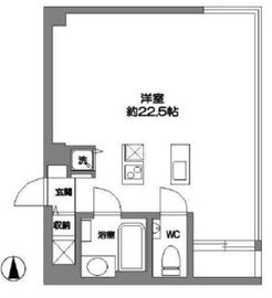 フォレシティ東麻布 503 間取り図