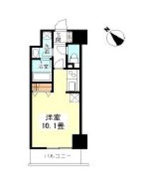 TKフラッツ渋谷 204 間取り図