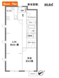 カスタリア西麻布霞町 307 間取り図