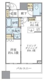 ブリリアタワーズ目黒 8階 間取り図