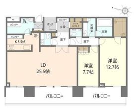 二子玉川ライズタワー 40階 間取り図