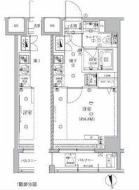 アルテシモモーレ 1階 間取り図