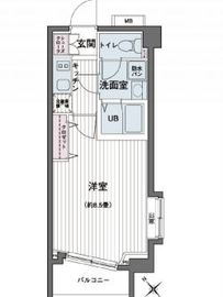 エコロジー都立大学レジデンス 709 間取り図