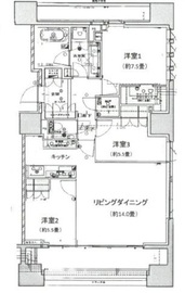 ザ・パークハウス三番町テラス 5階 間取り図