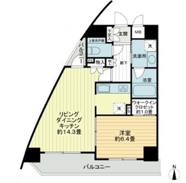 グレンパーク池田山 2階 間取り図