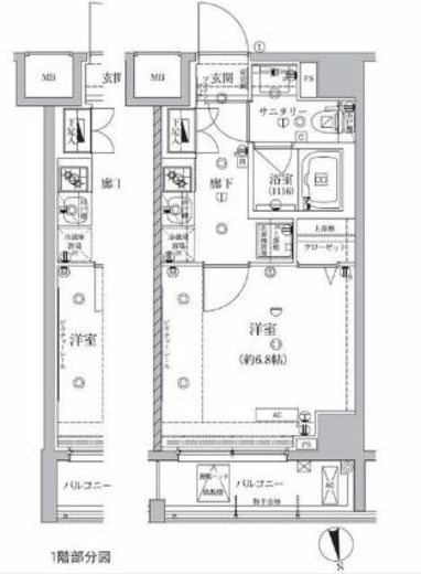 アルテシモモーレ 3階 間取り図