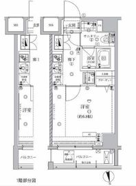 アルテシモモーレ 3階 間取り図