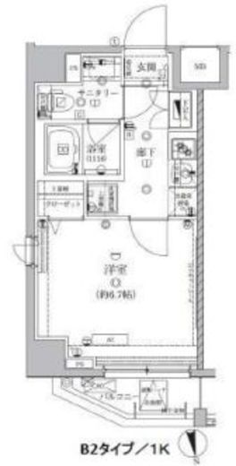 アルテシモモーレ 2階 間取り図
