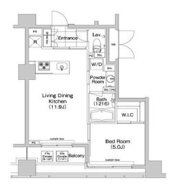 コンフォリア新川 503 間取り図