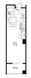 KDXレジデンス半蔵門 410 間取り図