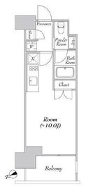 カナルフロント芝浦 504 間取り図
