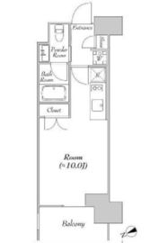 カナルフロント芝浦 703 間取り図