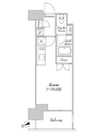 カナルフロント芝浦 904 間取り図