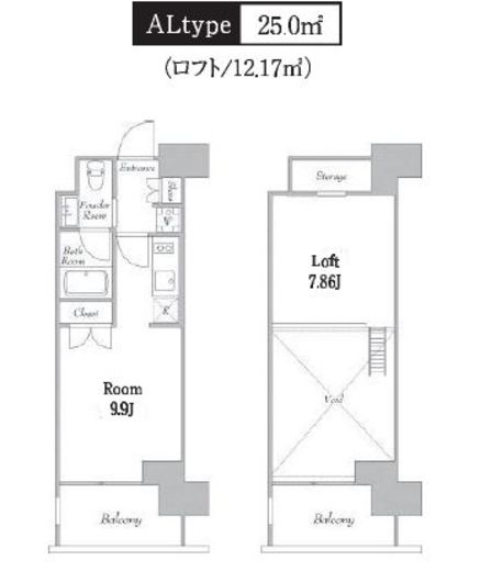 カナルフロント芝浦 1103 間取り図