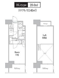 カナルフロント芝浦 1110 間取り図