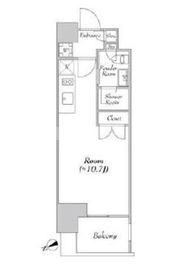 カナルフロント芝浦 401 間取り図