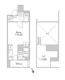 カナルフロント芝浦 1212 間取り図