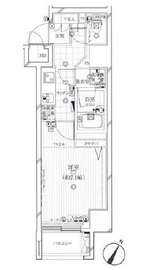 ガリシアヒルズ六本木 9階 間取り図