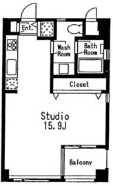 nel碑文谷 207 間取り図