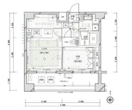 レガリス品川南大井パークサイド 11階 間取り図