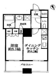 ザ・パークハウス西新宿タワー60 44階 間取り図