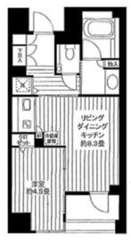 ダイナシティ碑文谷 4階 間取り図