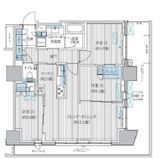 グランリビオ高輪三丁目 4階 間取り図