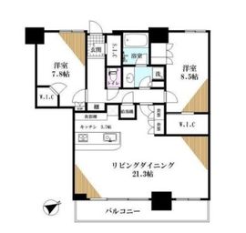 キャナルファーストタワー 3階 間取り図