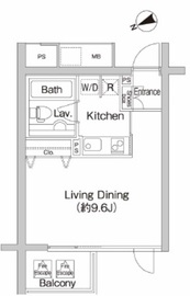 プライムアーバン市谷仲之町 303 間取り図