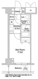 コンフォリア豊洲 614 間取り図