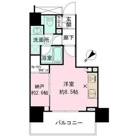 ザ・パークハウスアーバンス東五反田 10階 間取り図