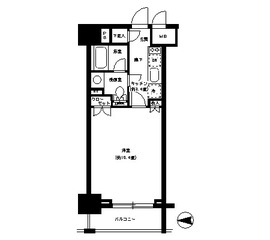 パークキューブ神田 403 間取り図