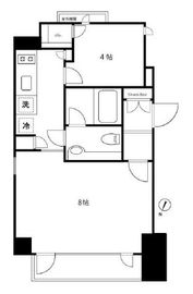 アビターレ霞町 203 間取り図