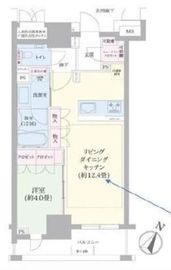 リビオ人形町日本橋浜町グリーンテラス 2階 間取り図