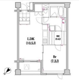 ブリリアイスト代々木上原 309 間取り図