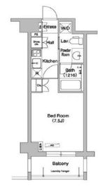 コンフォリア下北沢 318 間取り図